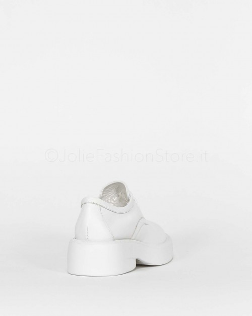Elena Iachi White Lace-up Shoe  E2811