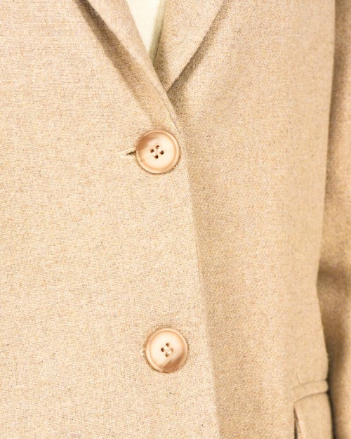 Haveone Giacca in Flanella Beige  JSG-F035 021