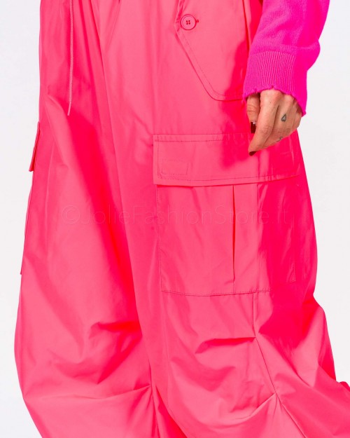 Aniye By Pantalone Cargo Pink Neon  185274 02075
