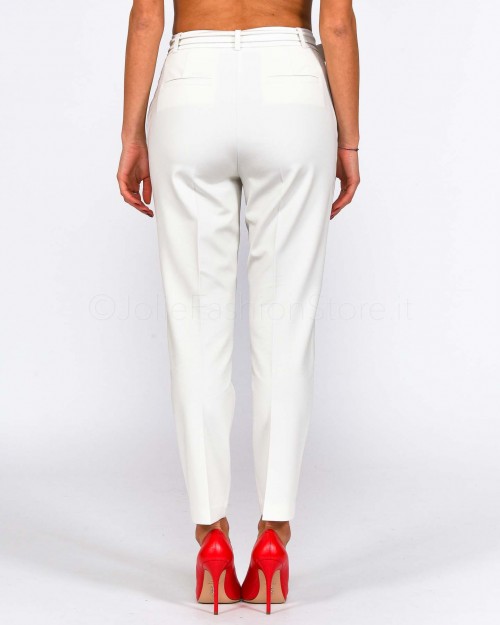 Pinko Pantalone Bianco con Cintura  1G17D1 5872 C03
