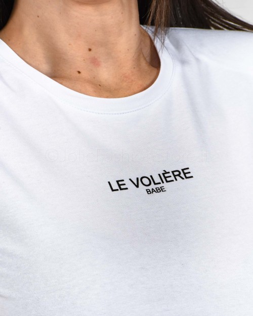 Le Voliere Abito T-Shirt Dress Frange  WS22D126BL
