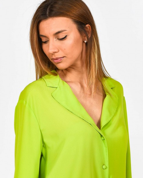 Haveone Camicia con Piume Verde Lime  JSO-G028 060