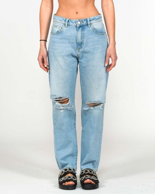 Icon Denim Jeans Modello Bella Strappi Davanti  BELLA ID500