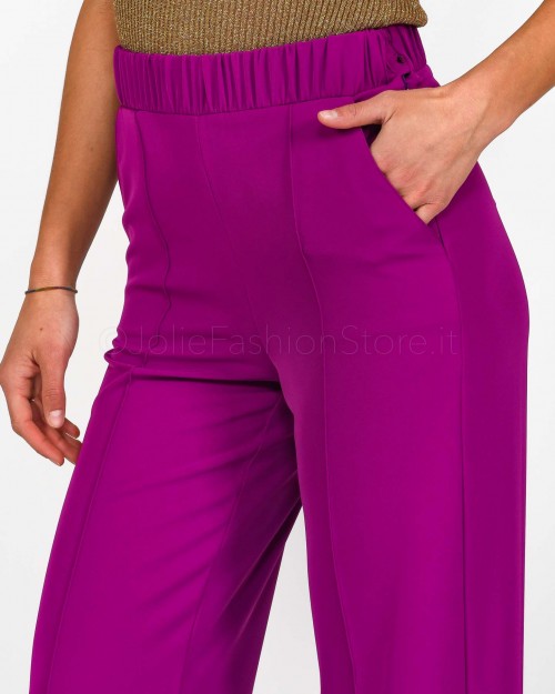 Patrizia Pepe Pantalone Fluido Purple  1P2084 A189 M436
