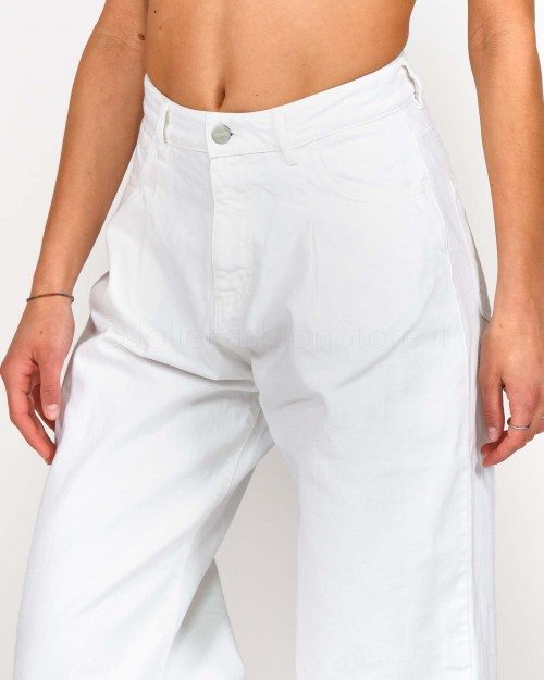 Icon Denim Jeans Largo Bianco  DANIELLE WHITE