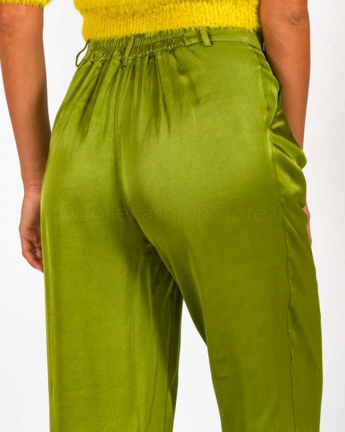 Brand Unique Pantaloni Morbidi Verde  BUW22158 170