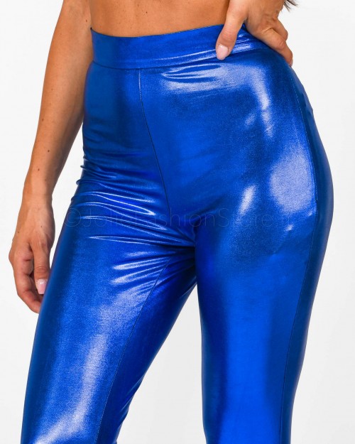 Actualee Blue Laminate Leggings  9162 BLU 950