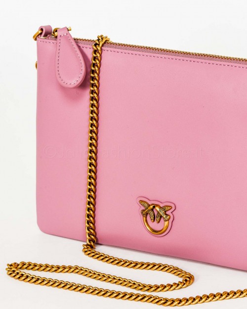 Pinko Pochette Flat Love Bag Rosa  1P22XK Y5H7 O78Q