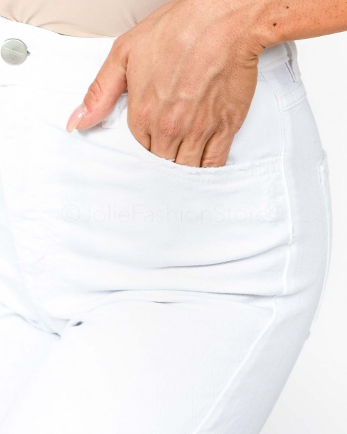 Icon Denim Jeans Skinny Bianco  WINNIE WHITE