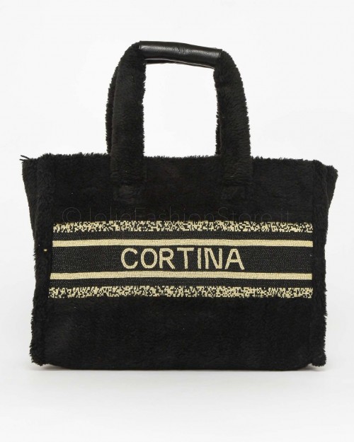 De Siena Borsa Maxi Cortina Black  1032 CORTINA