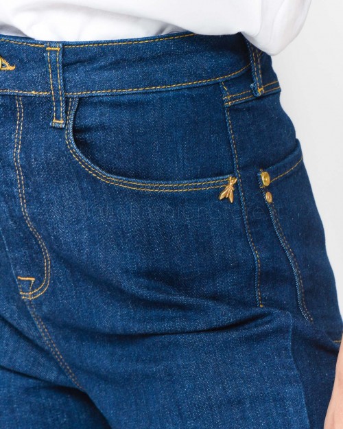 Patrizia Pepe Pantaloni in Denim Rinse Blue Denim  8P0502 D034 C170