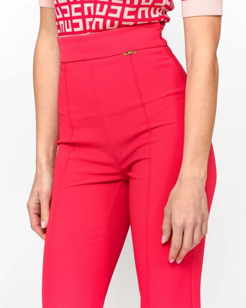 Elisabetta Franchi Pantalone a Zampa Fucsia  PA04731E2 560