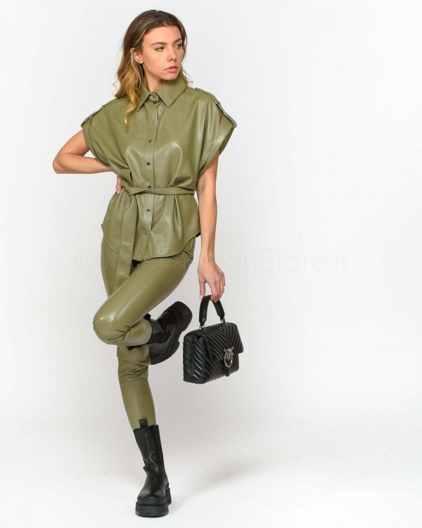 Patrizia Pepe Pantalone Sage Green  8P0501 E005 G545