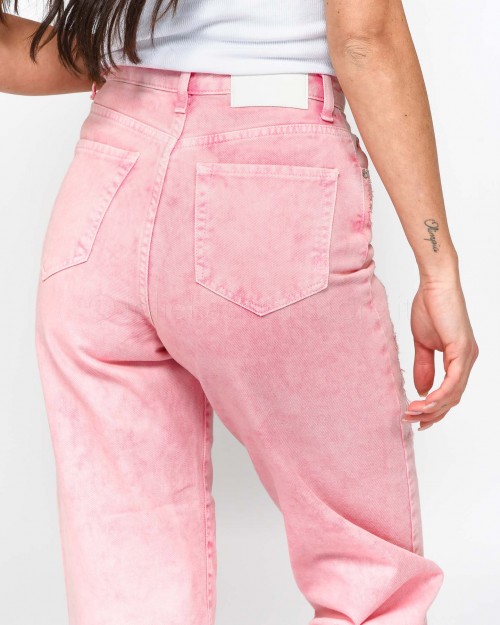 Pinko Jeans Rosa Mod Mom Fit  100379 A0G3 P44