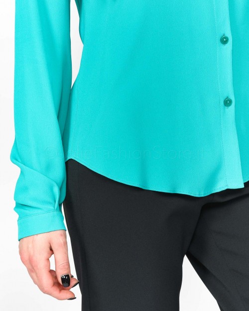 Patrizia Pepe Camicia in Viscosa Illusion Green  8C0599 A8I1 G546