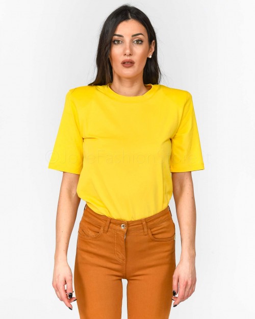 Patrizia Pepe T-Shirt Banana Yellow  8M1471 J076 Y427
