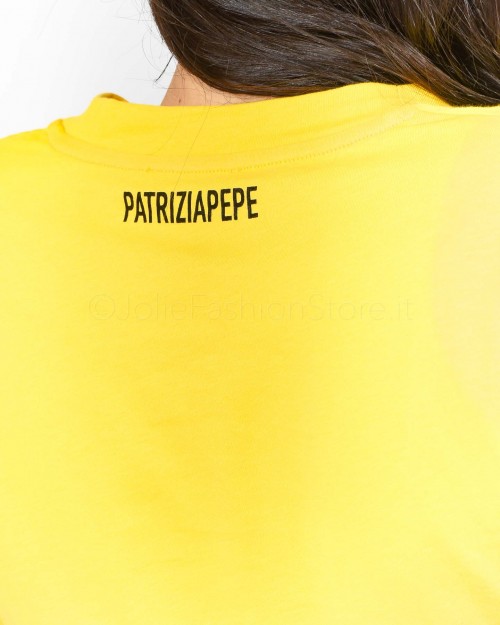 Patrizia Pepe T-Shirt Banana Yellow  8M1471 J076 Y427