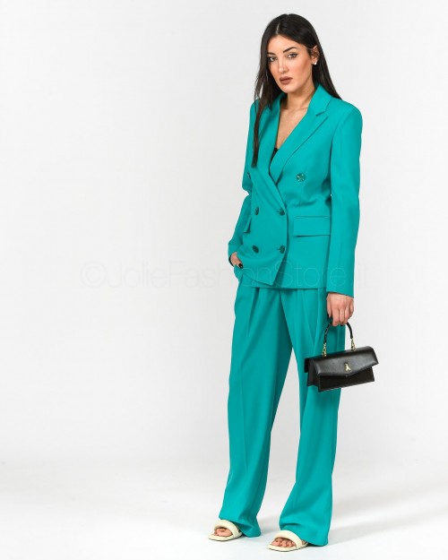 Patrizia Pepe Giacca Doppio Petto Illusion Green
