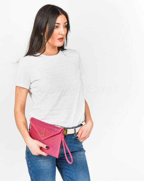 Elisabetta Franchi T-Shirt Gesso  MA00231E2 270