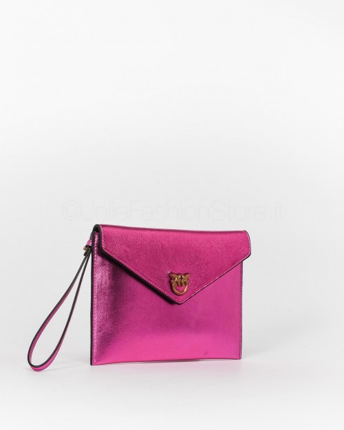 Pinko Flat Bag Laminata Barbabietola  100191 A0F8 N17Q