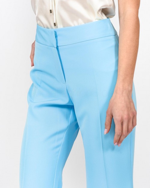 Actualee Light Blue Flared Trousers  10103 3197