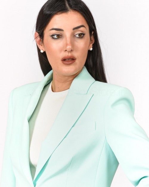 Pinko Blazer Monopetto Vetro Azzurro  100180 7624 E18