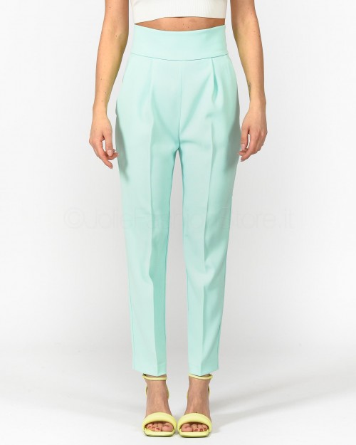 Pinko Pantalone a Vita Alta Vetro Azzurro  100052 7624 E18