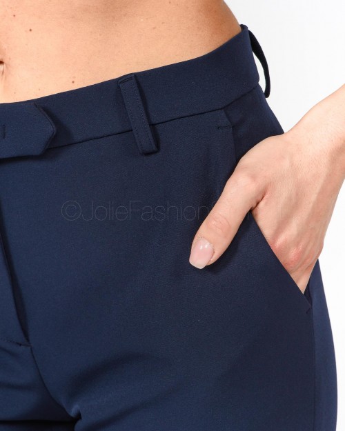 Dou Uod Pantalone in Punto Milano Blu a Trombetta  PITBULL BLU