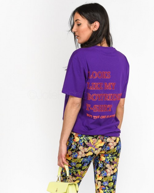 Patrizia Pepe T-Shirt Over Sexy Violet