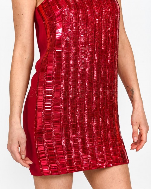 Pinko Abito Full Pailettes Fuxia  100193 A0HQ P87