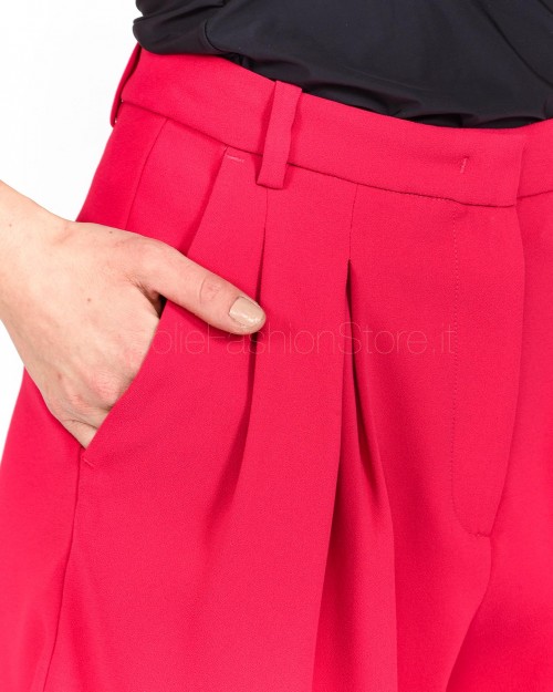 Pinko Shorts in Crepe Stretch Fucsia  100199 7624 P87