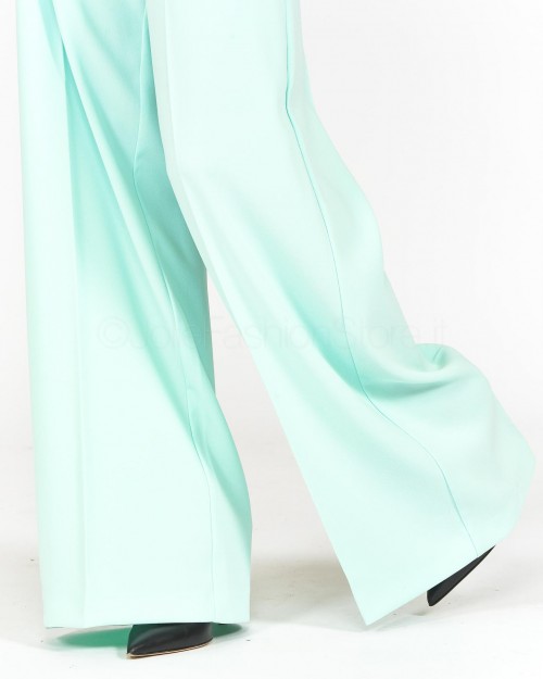 Pinko Pantalone Wide Leg Vetro Azzurro  100331 7624 E18