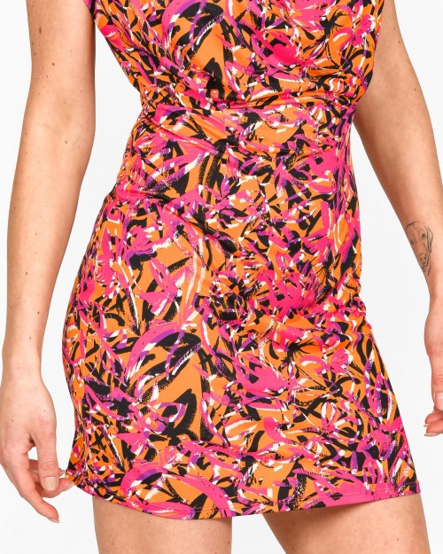 Patrizia Pepe Abito in Fantasia AbstractJuicyOrange  2A2565 J120 XV82
