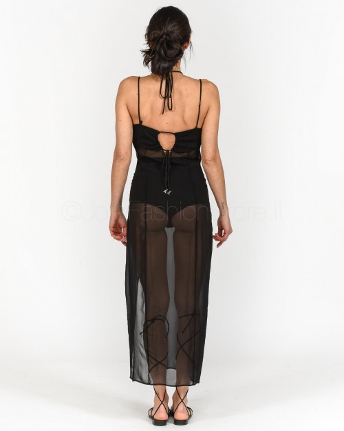 Patrizia Pepe Abito Trasparente Nero  2A2557 A060 K103