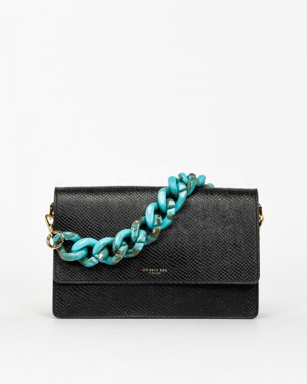 My Best Bags Borsa a Cartella Pitoncino Nero  MYB 3054 NERO