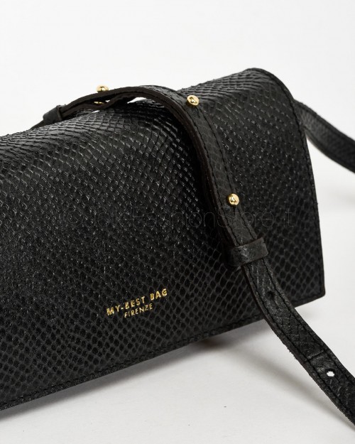 My Best Bags Pochette Pitoncino Nero  MYB 3053 NERO