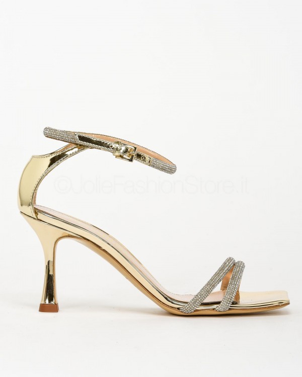 Ninalilou Sandalo con Strass Platino  331069 BIBA 705