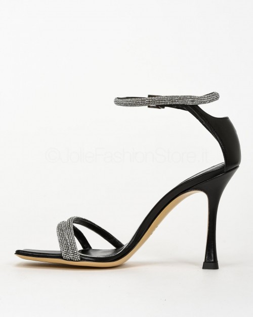 Ninalilou Sandalo con Strass Nero  331062 BIBA 905
