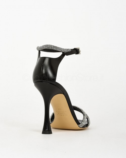 Ninalilou Sandalo con Strass Nero  331062 BIBA 905