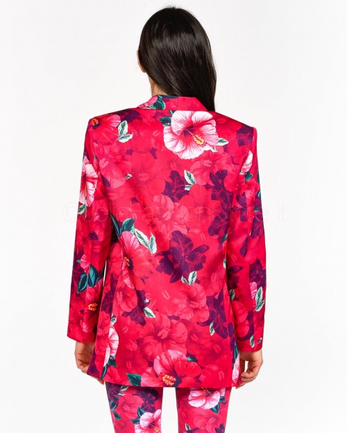 Pinko Blazer Stampa Floreale Hibiscus  100268 A0KW YN3