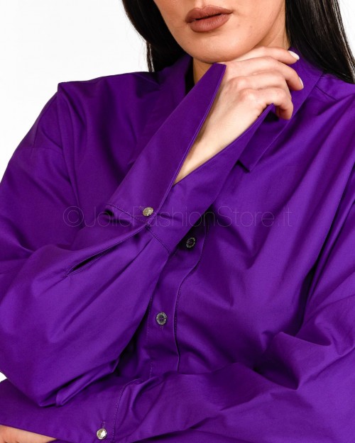 Patrizia Pepe Camicia Over Sexy Violet  2C1458 A278 M448