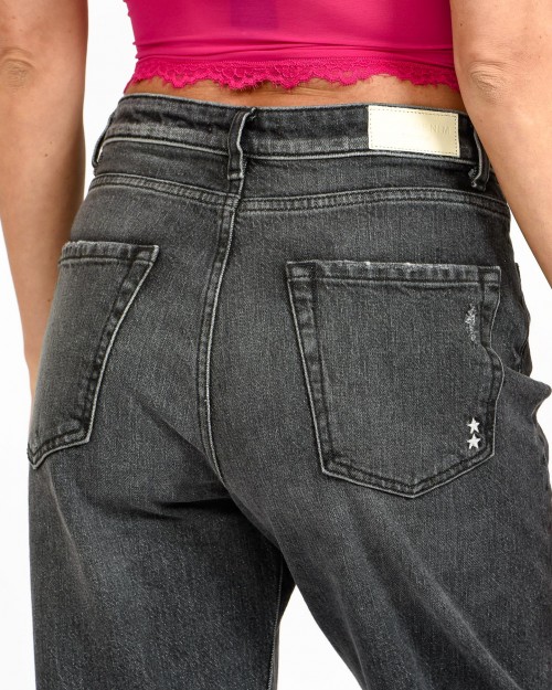 Icon Denim Jeans Mod Karolina Grigio  KAROLINA ID618 - GREY