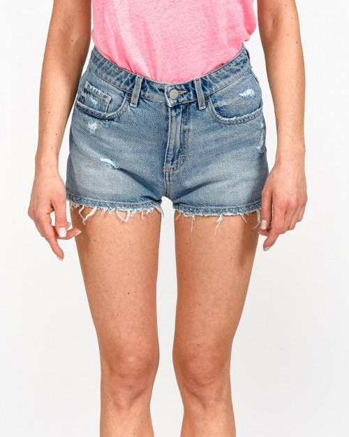 Icon Denim Shorts in Jeans Mod Sam Sfrangiato  SAM ID712