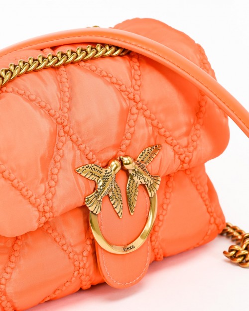 Pinko Love Mini Puff Recycled Arancione  100039 A0UL A71Q