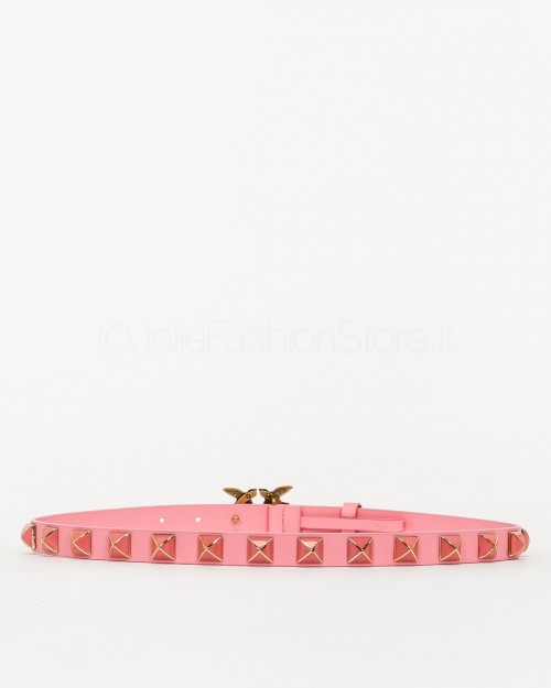 Pinko Cintura Love Berry H2 Rosa con Borchie  100143 A0R6 P31Q