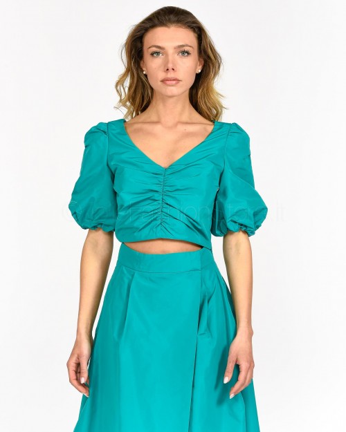 Pinko Top Rosa Azzurro Navigazione  100599 Y3LE F38