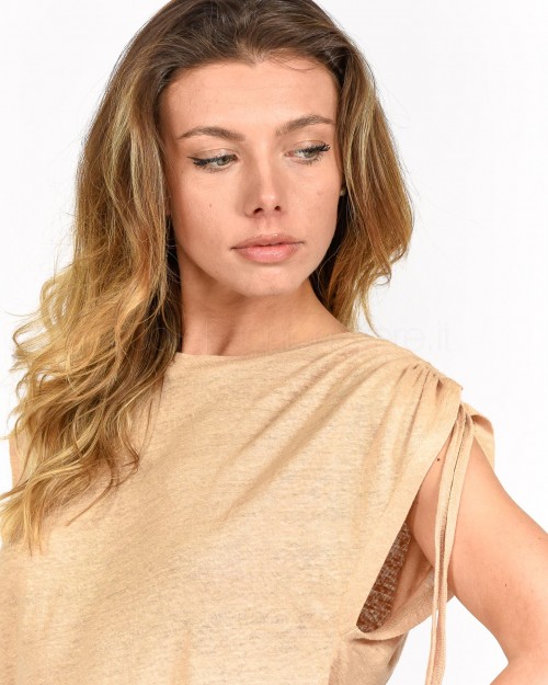 Not Shy T-Shirt in Lino Steppe  4205030 STEPPE