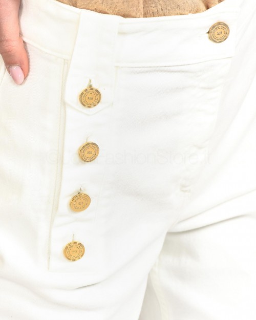 Elisabetta Franchi Jeans Bianco  PJ87D31E2 360