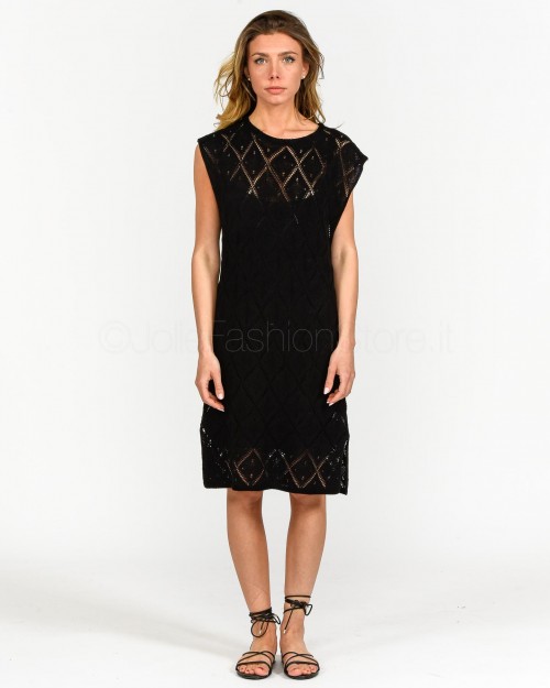 Not Shy Abito Macramè Ebano  4209606 EBENE