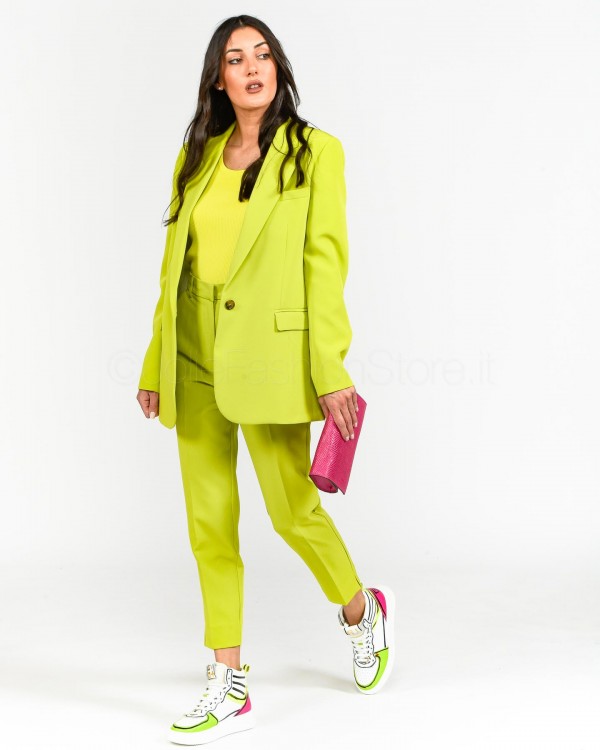 Solo Tre Giacca 1 Bottone Lime  M1E0122 EU 20S